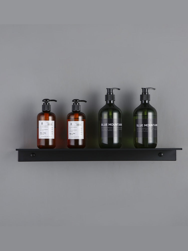 Matt Black Wall Shelf Bathroom Shelves Bathroom Accessories