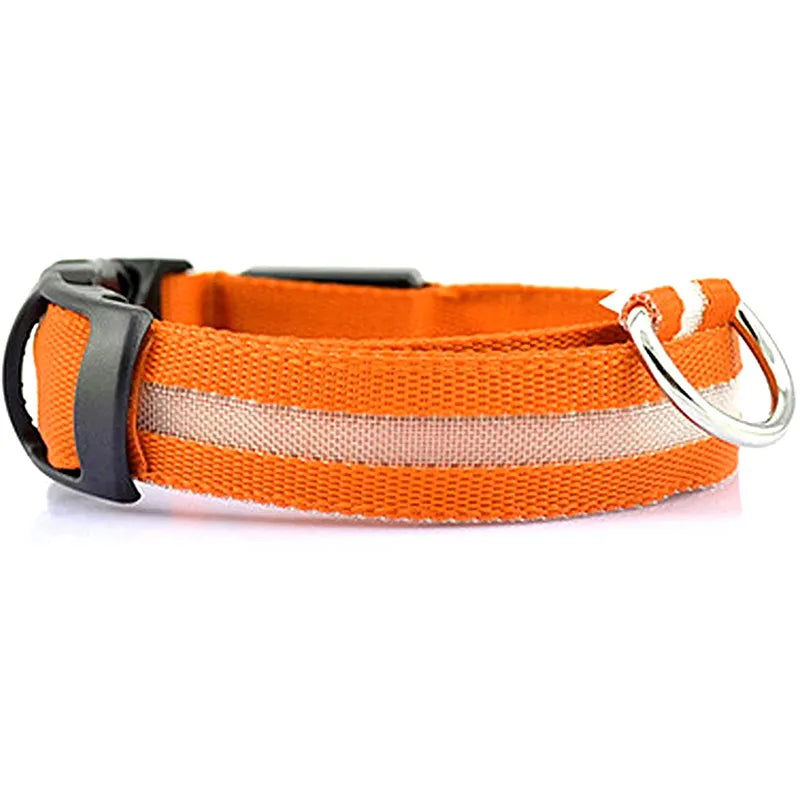 Adjustable Dog Night Light Collar for Pets - shoplunaa.co