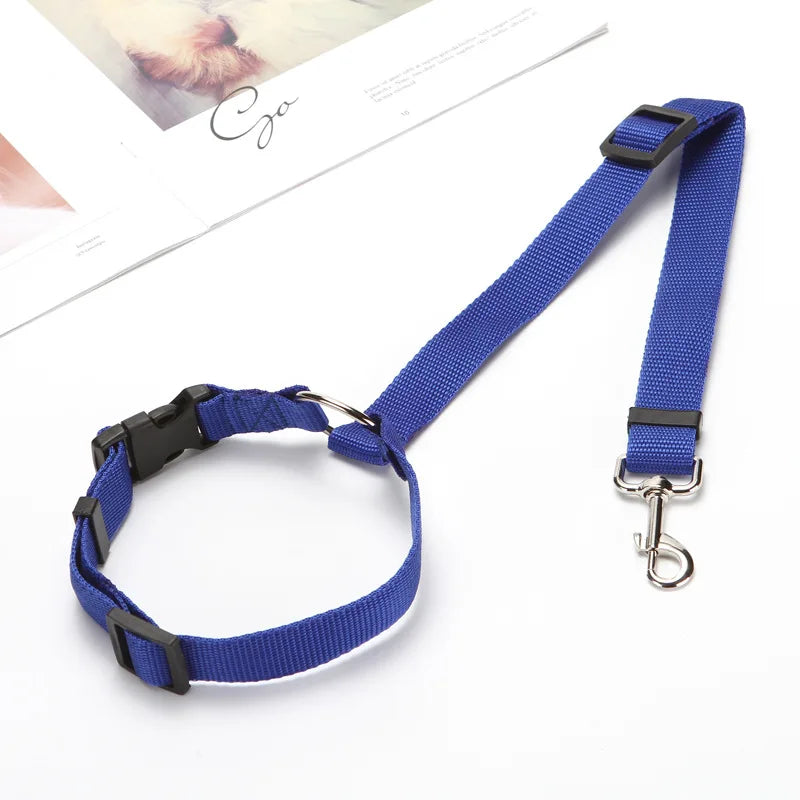 Pet Car Seat Leash Backseat Safety Belt Adjustable Dogs Harness Collar Pet Accessories