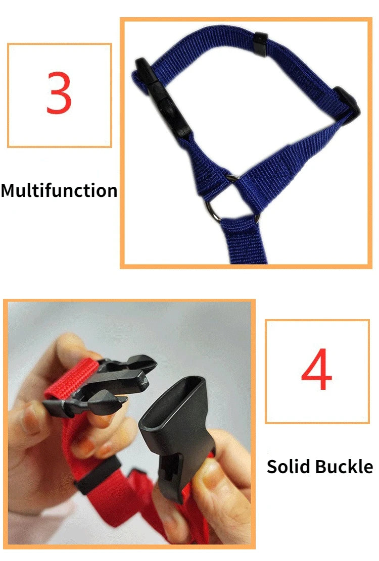 Pet Car Seat Leash Backseat Safety Belt Adjustable Dogs Harness Collar Pet Accessories