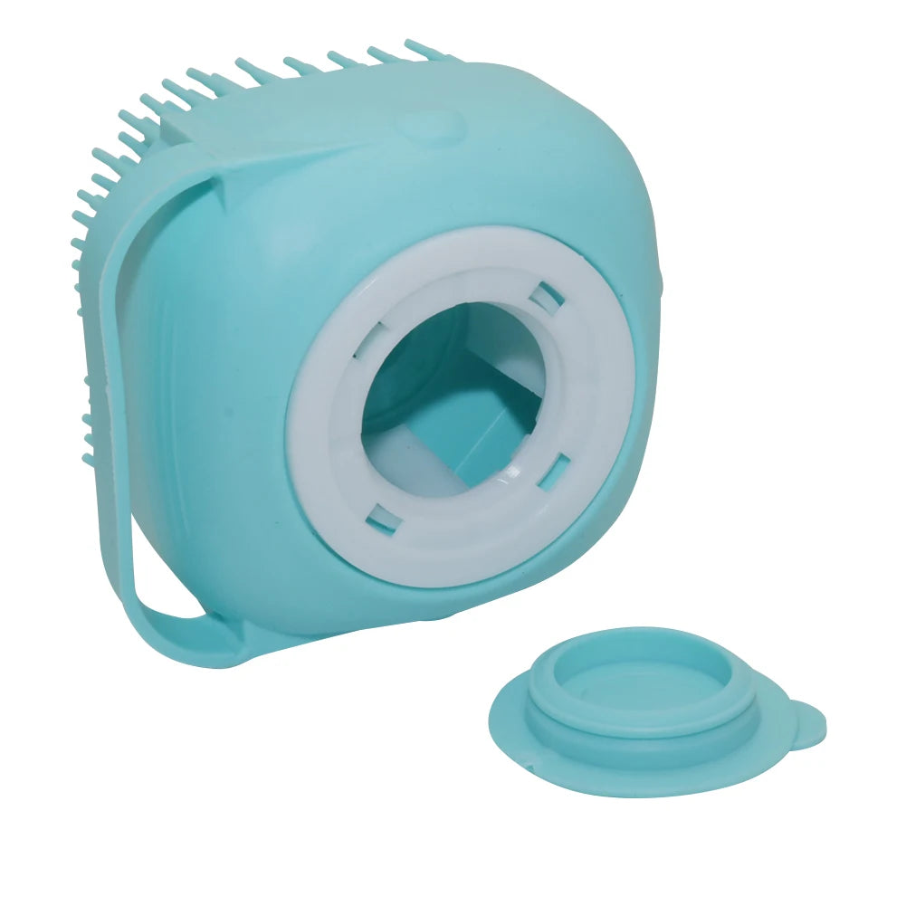 Bathroom Bath Massage Gloves Brush Soft Safety Silicone Pet Accessories - shoplunaa.co