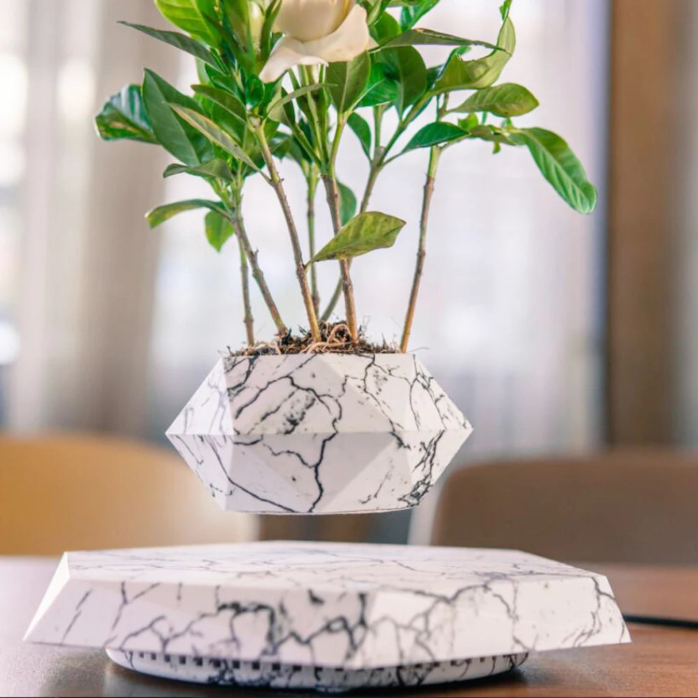 Levitating Air Bonsai Pot planters Magnetic Suspension Floating Pot Potted Plant Home Without Plants
