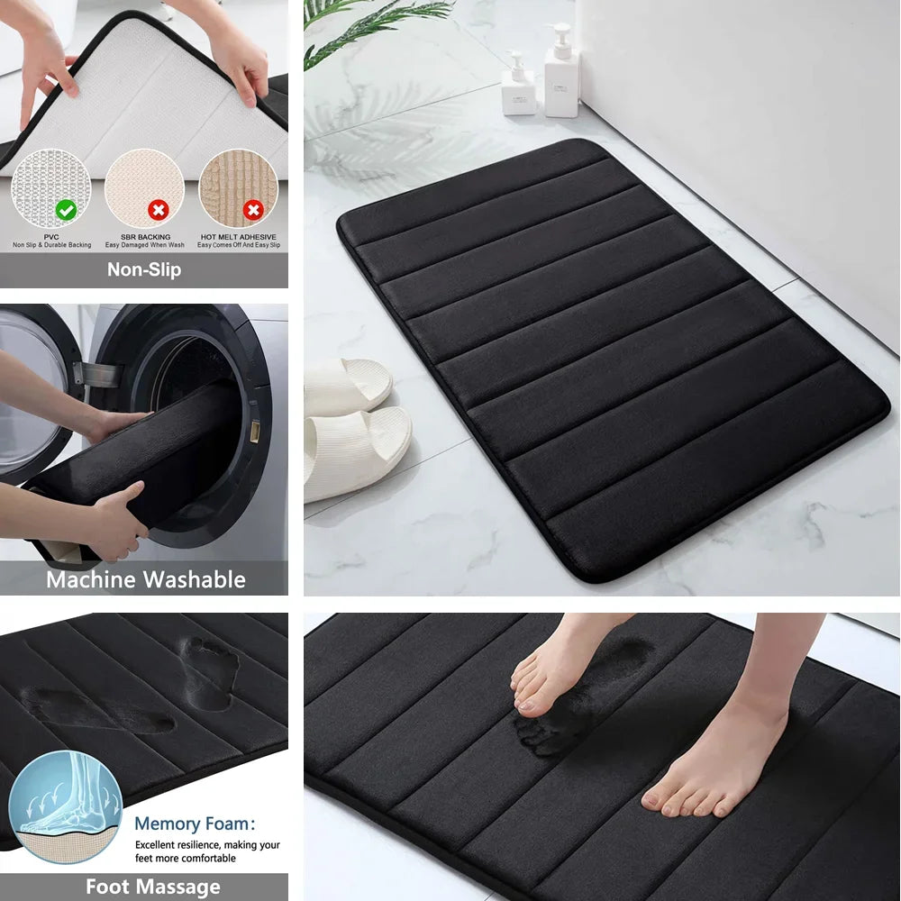 Memory Foam Bathroom Rug