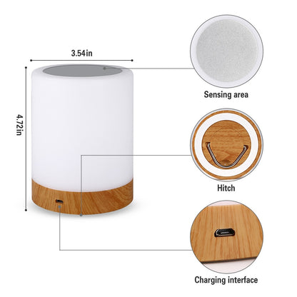 Touch Lamp LED Table Lamp - shoplunaa.co