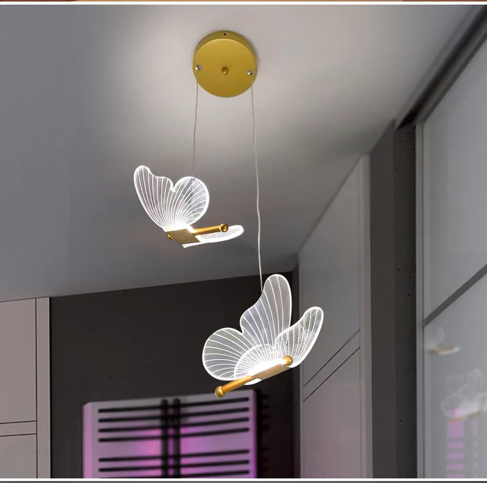 Butterfly Led Pendant Lights
