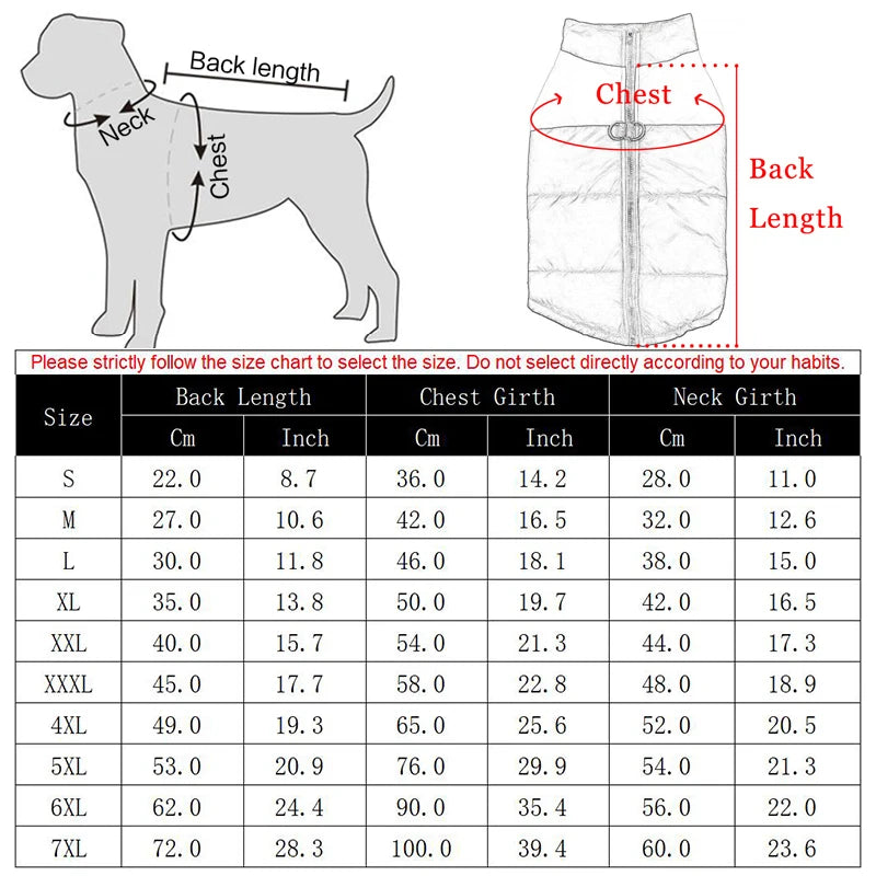 Puppy Waterproof Vest Jacket For Small Medium Large Dogs - shoplunaa.co