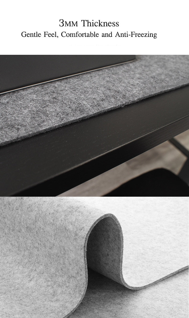 Desk Mat Table Keyboard Wool Felt Laptop Desk Non-slip deskpad Mousepad