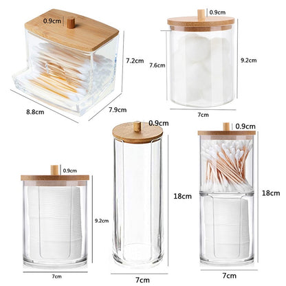 Makeup Cotton Pad Organizer Storage Boxs - shoplunaa.co