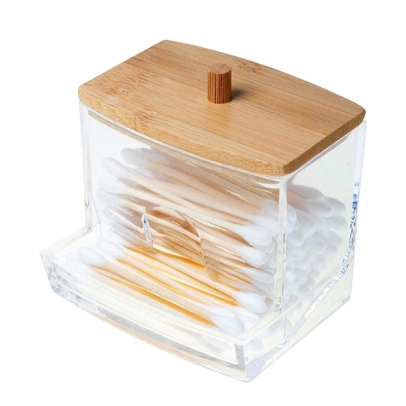 Makeup Cotton Pad Organizer Storage Boxs - shoplunaa.co