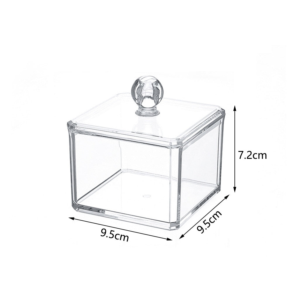 Makeup Cotton Pad Organizer Storage Boxs - shoplunaa.co