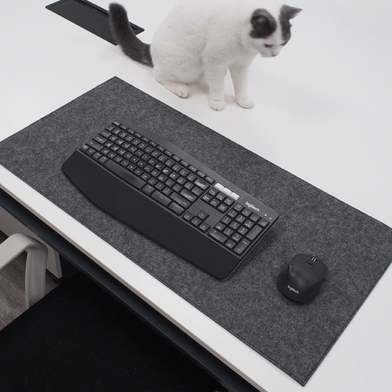 Desk Mat Table Keyboard Wool Felt Laptop Desk Non-slip deskpad Mousepad