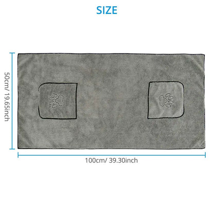 Super Absorbent Big Puppy Pet Towel