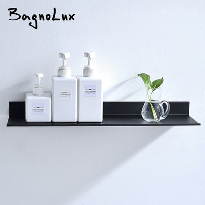 Matt Black Wall Shelf Bathroom Shelves Bathroom Accessories