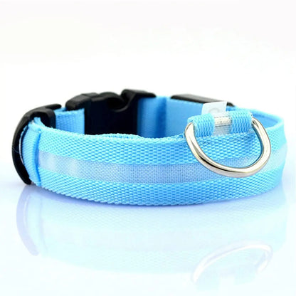 Adjustable Dog Night Light Collar for Pets - shoplunaa.co