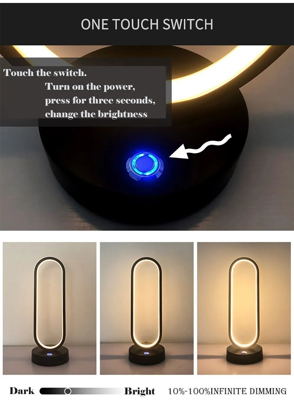 Modern LED Table Lamp - shoplunaa.co
