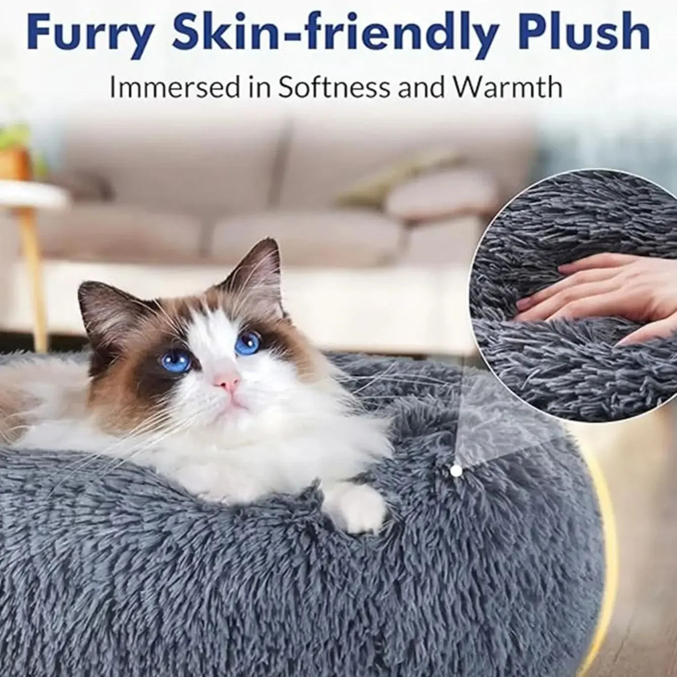 Round Pet Bed pets