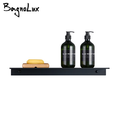 Matt Black Wall Shelf Bathroom Shelves Bathroom Accessories