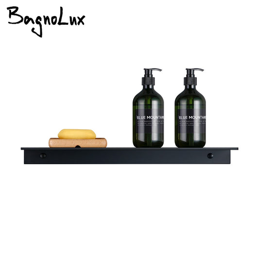 Matt Black Wall Shelf Bathroom Shelves Bathroom Accessories