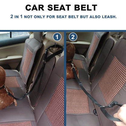 Pet Car Seat Leash Backseat Safety Belt Adjustable Dogs Harness Collar Pet Accessories
