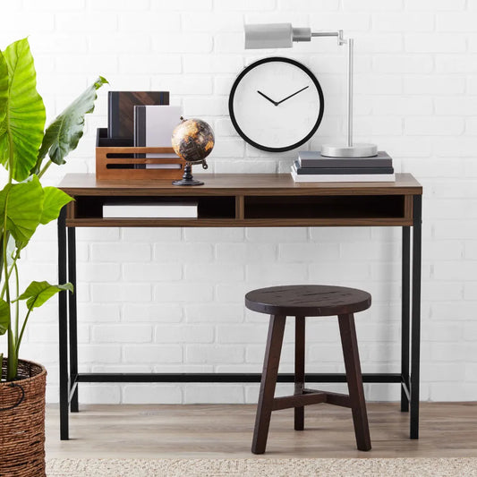 Mainstays Sumpter Park Student Desk, Canyon Walnut - shoplunaa.co
