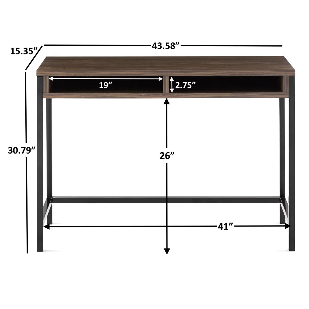 Mainstays Sumpter Park Student Desk, Canyon Walnut - shoplunaa.co