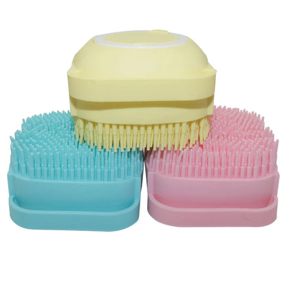 Bathroom Bath Massage Gloves Brush Soft Safety Silicone Pet Accessories - shoplunaa.co