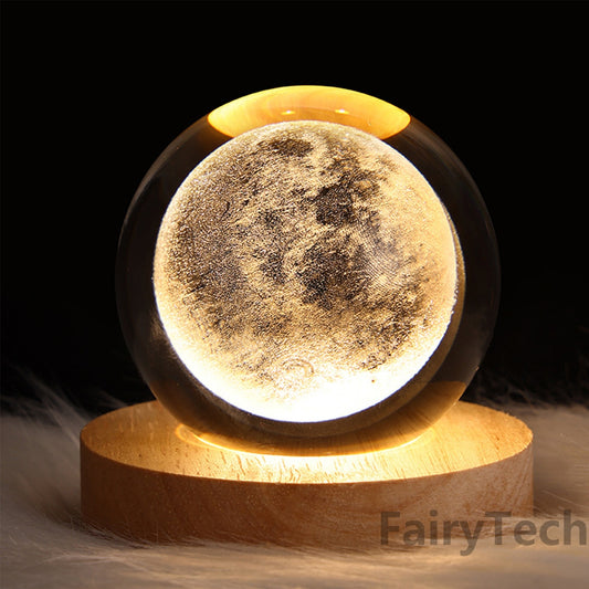 Kids Crystal Ball Night Light 3D LED