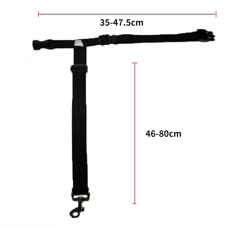 Pet Car Seat Leash Backseat Safety Belt Adjustable Dogs Harness Collar Pet Accessories