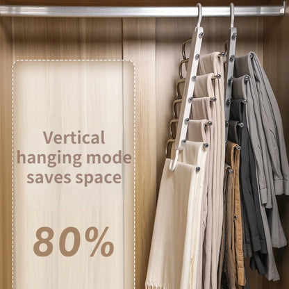 Multi-functional 6 in 1 Pants Hanger