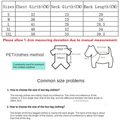 Winter Coat  Sweater Vest For Small  Dogs