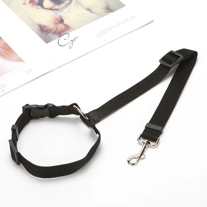 Pet Car Seat Leash Backseat Safety Belt Adjustable Dogs Harness Collar Pet Accessories