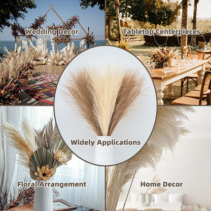 Fluffy Pampas Grass Boho Decor Flower Fake Plant