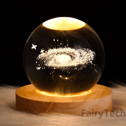 Kids Crystal Ball Night Light 3D LED