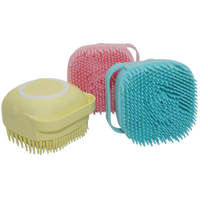 Bathroom Bath Massage Gloves Brush Soft Safety Silicone Pet Accessories - shoplunaa.co