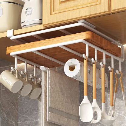 Kitchen Cabinet Under Shelf Chopping Board Pot Cover Holder