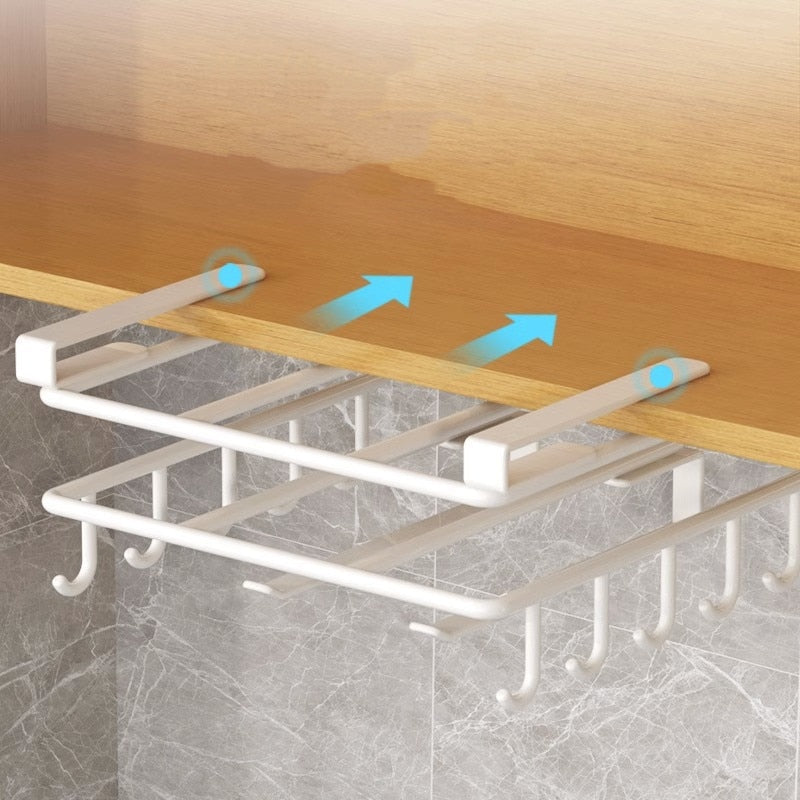 Kitchen Cabinet Under Shelf Chopping Board Pot Cover Holder